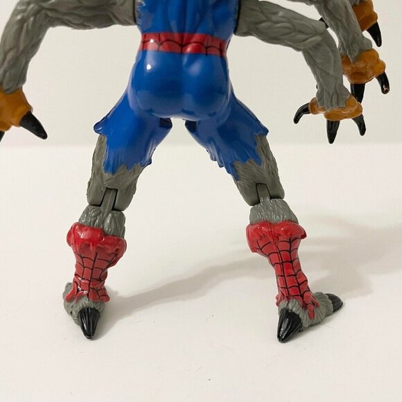 Vintage 1995 Manspider Spiderman Action Figure Marvel Toy Incomplete - Picture 9 of 16